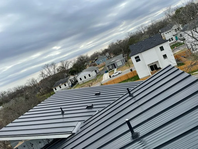 Standing seam metal roof panels with vents for Skylight Repair in Ocean City